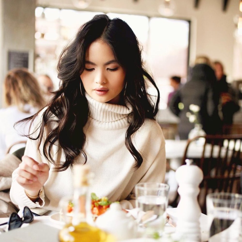 Oversized Turtleneck in Ivory